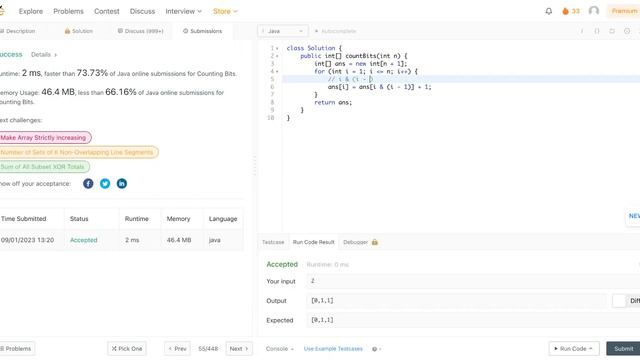 LeetCode September Daily - Day 1 - 338. Counting Bits смотреть онлайн
