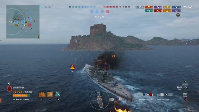 Gneisenau - Agile Build (World of Warships: Legends Xbox SX) смотреть онлайн
