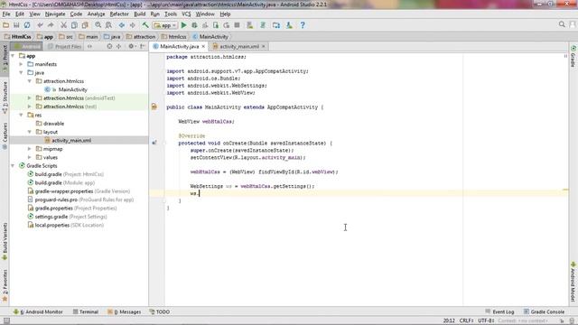 How to add HTML and CSS file into WebView in Android. Android studio 3.2.1 Next big thing смотреть онлайн