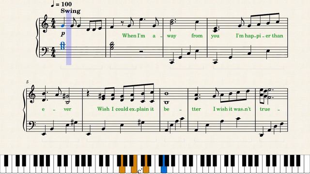 🙌🏻 Billie Eilish — Happier Than Ever Piano Sheet Music Karaoke Cover смотреть онлайн