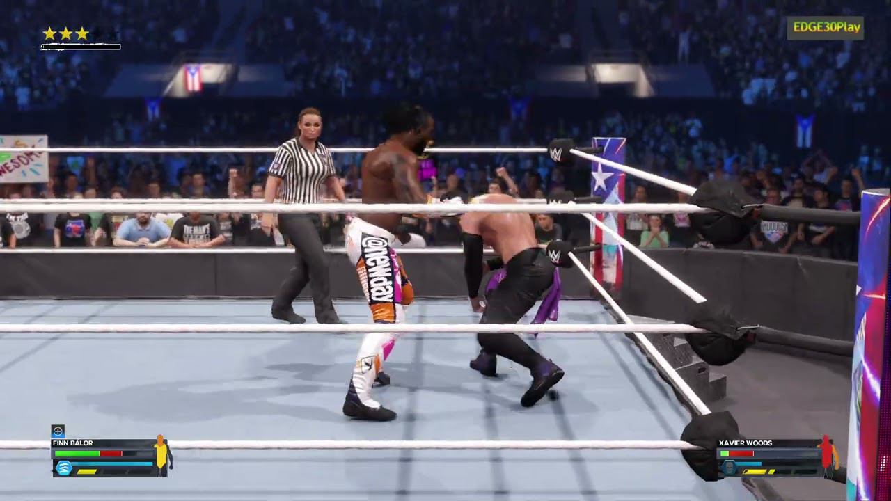 WWE2K24 Finn Bálor vs Xavier Woods смотреть онлайн