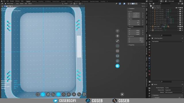 Blender Hard Surface Tutorial - Space Container смотреть онлайн