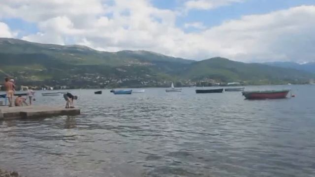 Северная Македония. Пляжи, озеро Охрид. смотреть онлайн