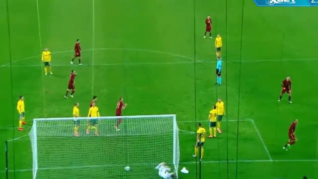 Россия 3-0 Литва Глушаков забил гол 26.03.2016 смотреть онлайн