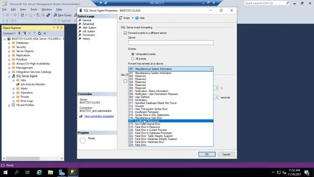 Configuring the SQL Server Agent смотреть онлайн
