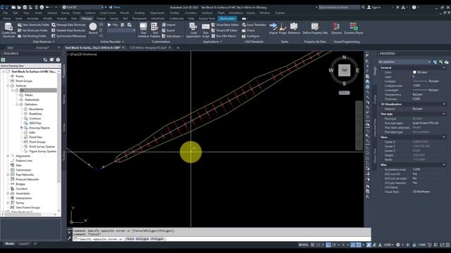 Create Surface From Block Objects From CAD file In AutoCAD Civil 3D смотреть онлайн