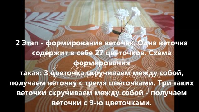 Как слепить венок из глины. Гипсофила смотреть онлайн