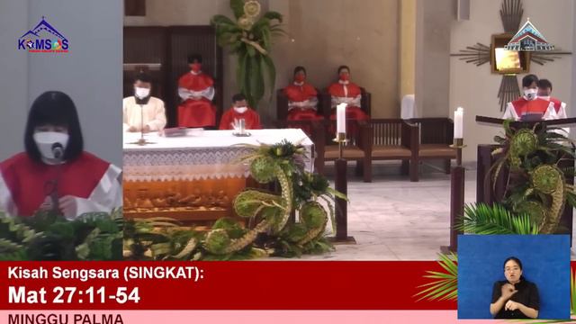 Misa Minggu Palma - 2 April 2023, Pukul 08.00 WIB смотреть онлайн