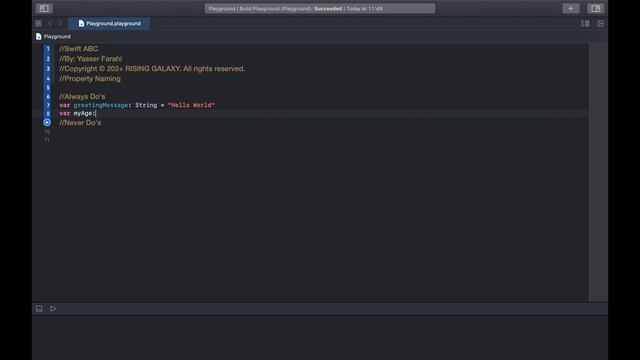 Property naming in Swift смотреть онлайн