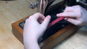 Швейная машинка Singer - шьем кожу толстой ниткой