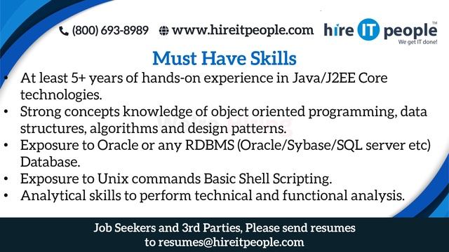 Java Jobs | Java - ALL Jobs | New York, NY | Job ID: 32798 | смотреть онлайн