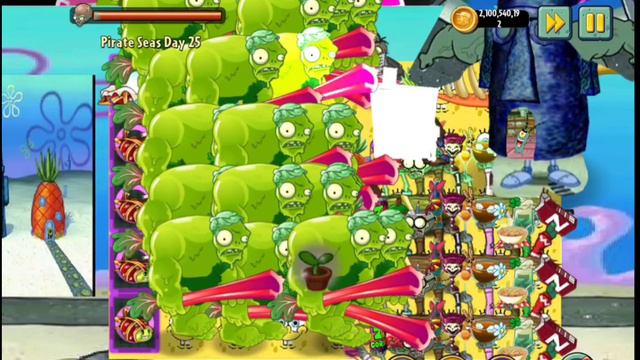 Plants Vs. Zombies 2 Reflourished - Zomboid Vs. SpongeBob Zomboss смотреть онлайн