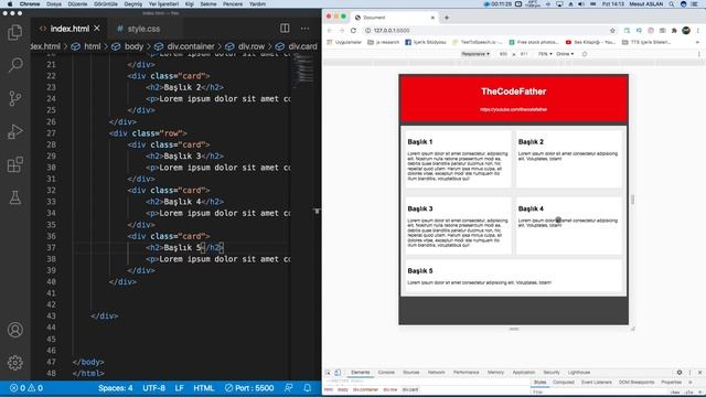 Sadece 2 Komut ile RESPONSIVE SİTE YAPMAK ??!? - HTML + CSS [ GOOGLE SEO ] смотреть онлайн