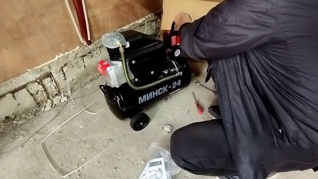 Купил компрессор. Распаковка. Какой компрессор выбрать смотреть онлайн