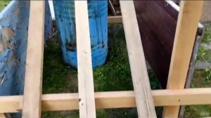 Подъем бака на даче (еврокуб)