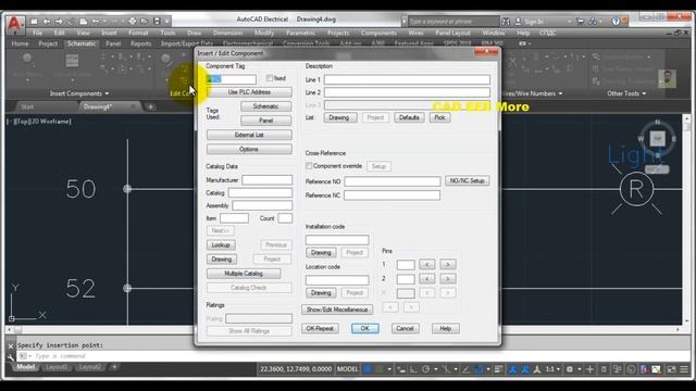 Insert Ladder in Autocad Electrical | Add Rung in Autocad Electrical | Trim Wire & Edit Wire Number смотреть онлайн