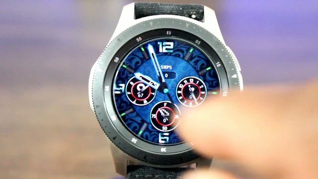 Free Galaxy Watch/Gear S3 Analog Fitness Watch Face. смотреть онлайн
