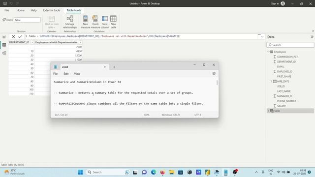 Summarize and Summarize Columns in Power BI смотреть онлайн