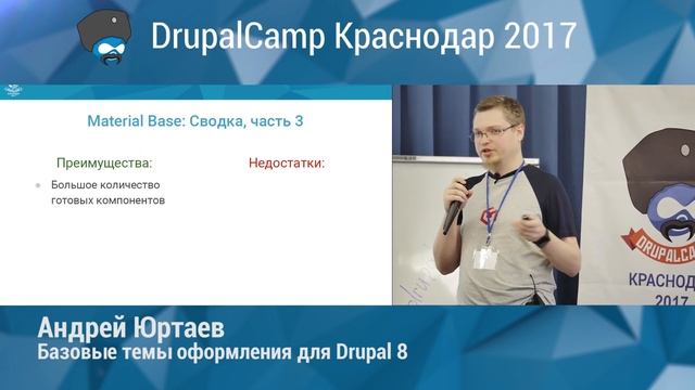 Базовые темы оформления для Drupal 8 (Андрей Юртаев) смотреть онлайн
