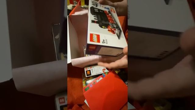 Lego Gift Box подарок на новый год (Мир Кубиков)/ Lego New Year GiftBox распаковка