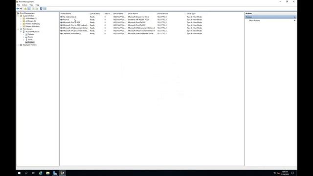 Install Print Server and Managing Printers on Windows Server 2019 смотреть онлайн