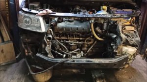 Замена датчика охлаждающей жидкости VW T5 2.5 AXE