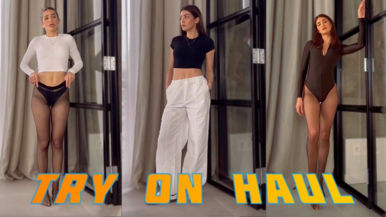 HOTTEST DRESS UP EVER Try-on haul mini skirt смотреть онлайн