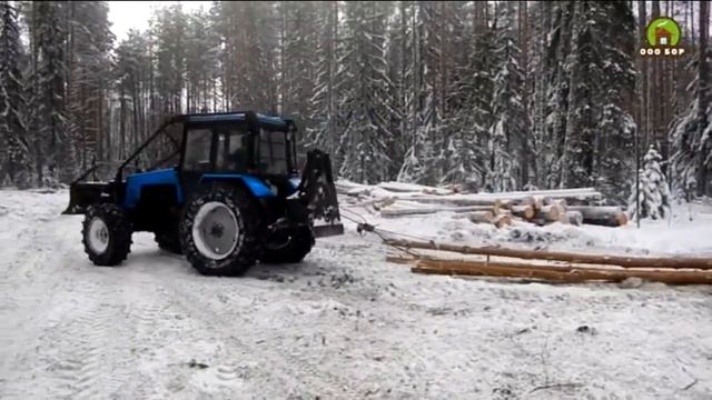 Погрузка леса ООО БОР смотреть онлайн