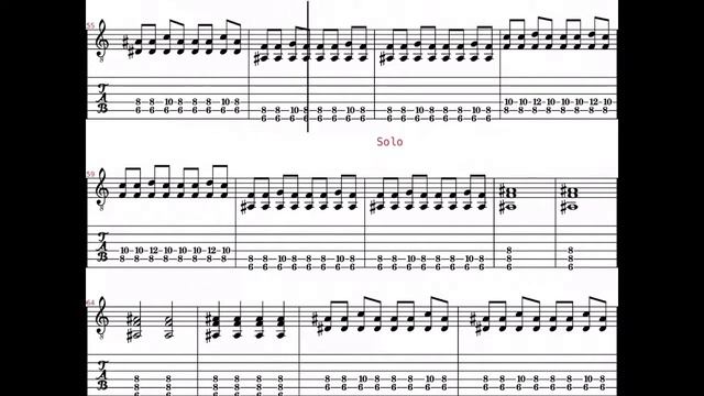Johnny B. Goode-Chuck Berry (Rhythm Guitar) Partitura y Tablatura смотреть онлайн