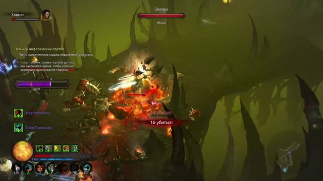 Diablo 3 UEE, варвар и Чудовище песков в сложном ВП смотреть онлайн