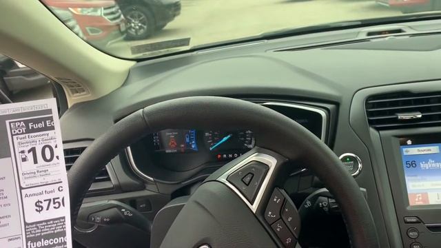 2019 Fusion Energi Titanium in Agate Black смотреть онлайн