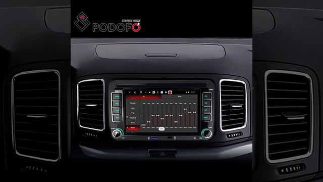 Podofo Android 2 Din Car Radio Multimedia Player 7 Inch Gps Wifi Audio Stereo Receiver For Skoda v смотреть онлайн