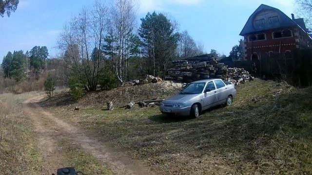 Весенняя вспашка огорода мотоблоком и покатушка на нём смотреть онлайн