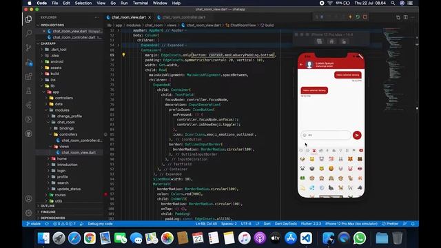 CHAT APPS 17 Emoji Picker [ FLUTTER + GET X + FIREBASE 2021 ] смотреть онлайн