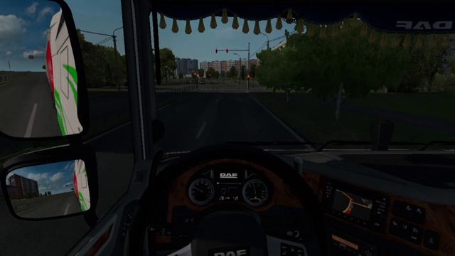 DAF XF106 ЗАБИРАЮ)))) ЕДУ НА НОРВЕГИЮ. 24 ТОННЫ ПОДШИПНИКОВ. УШЁЛ ОТ СТОЛКНОВЕНИЯ 2 РАЗА!!