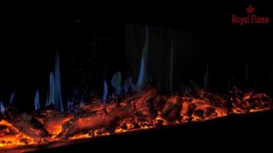 Реалистичная 5D имитация пламени в электрокаминах Royal Flame серии 5D V-Art.