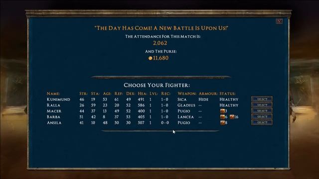 AGE OF GLADIATORS PC Game Strategy Business Management Sim смотреть онлайн