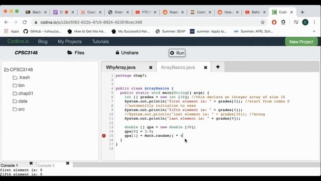 chap7 2 ArrayBasics смотреть онлайн
