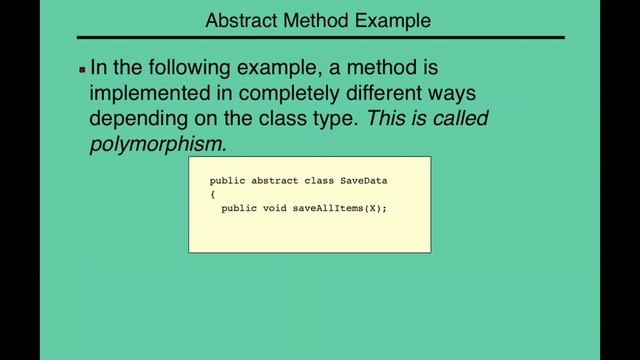 Java Abstract Class Explained смотреть онлайн