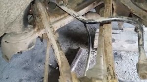 Нестандартный ремонт задней подвески мерседес W124