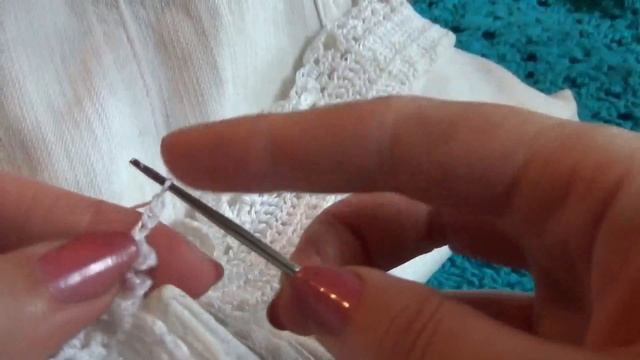 Вяжем красивую оборку для юбки крючком/ МК смотреть онлайн
