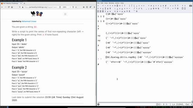Perl Weekly Challenger, Week 74 in APL смотреть онлайн