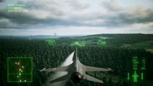 Ace Combat 7: Skies Unknown. Запуск с русским меню и подсказками.