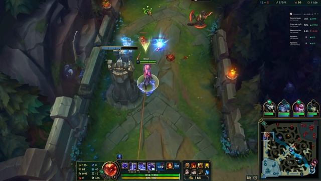 Шен - Игра против Ренектона. Сезон 12. Игра на Топе. ШЕН ГАЙД смотреть онлайн