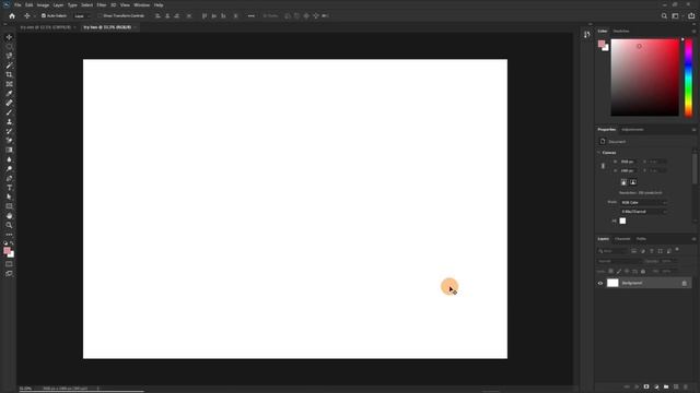 How to open New Document in Photoshop FOR BEGINNERS смотреть онлайн