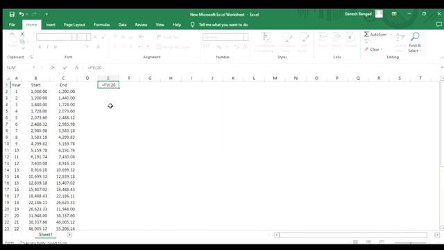 Compounding - Proof (Excel & Formula) смотреть онлайн