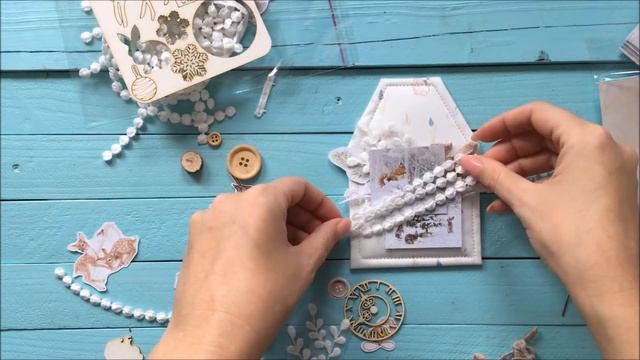 Скрапбукинг МК: новогодний мини-альбом в форме тега / Миник-тег из бумаги CraftPaper Лесная сказка смотреть онлайн