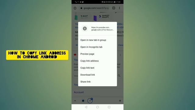 How to copy link address in chrome android смотреть онлайн