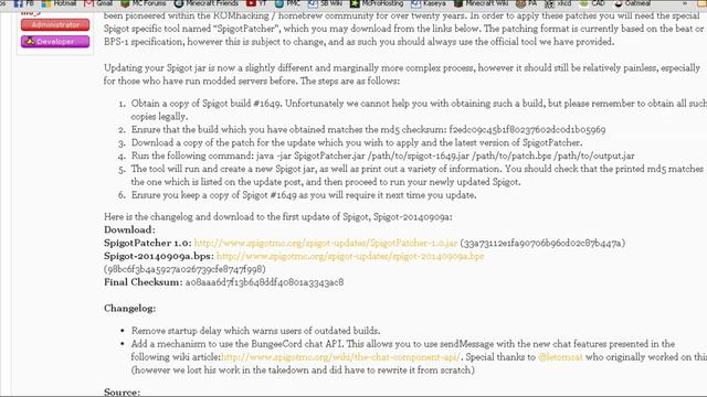 Minecraft Admin How-To: Spigot Updater (Patcher) смотреть онлайн
