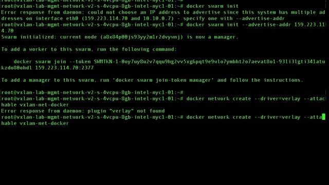 Docker Overlay Networking with VxLAN & Docker Swarm Configuration смотреть онлайн